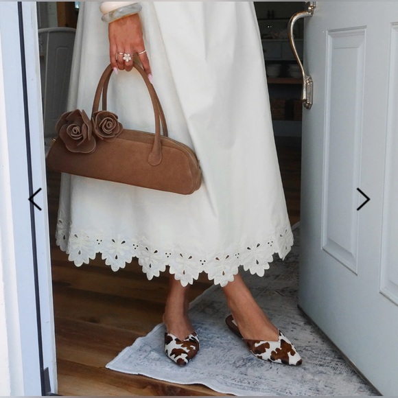 Brand New! Anthropologie Dolce Vita Boracay Shoulder Bag Brown Suede - $228 - Picture 4 of 13